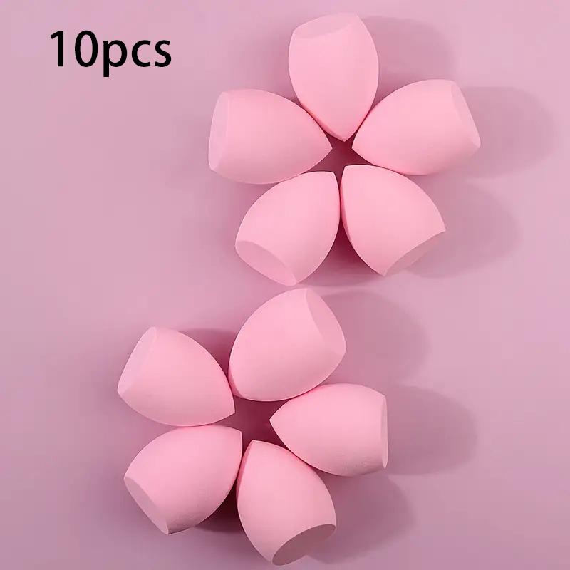 10-Pack Reusable Makeup Sponges - Water-Absorbent Latex-Free Blenders, Easy To Clean - Economical Choice for Daily Makeup