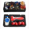Set 12pcs Beyblade Portable Gyro B122 B125 B127 With Foam Kids Toys Storage Case