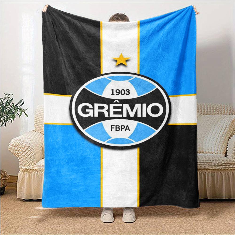 Grêmio Print Flanelldecke Hohe Qualität Warm Bequem Decke für Alle Jahreszeiten Perfekt für Geschenke Heimdekoration
