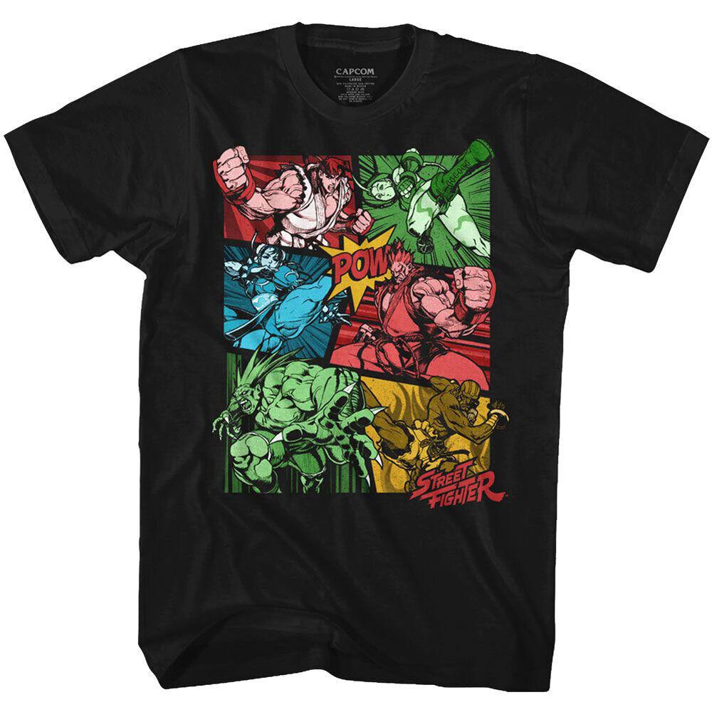 

Черная футболка унисекс Street Fighter Comic
