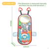 Car Toy Steering Wheel with Music Headrest Funny Fine Motor Skill Kids In Simulation