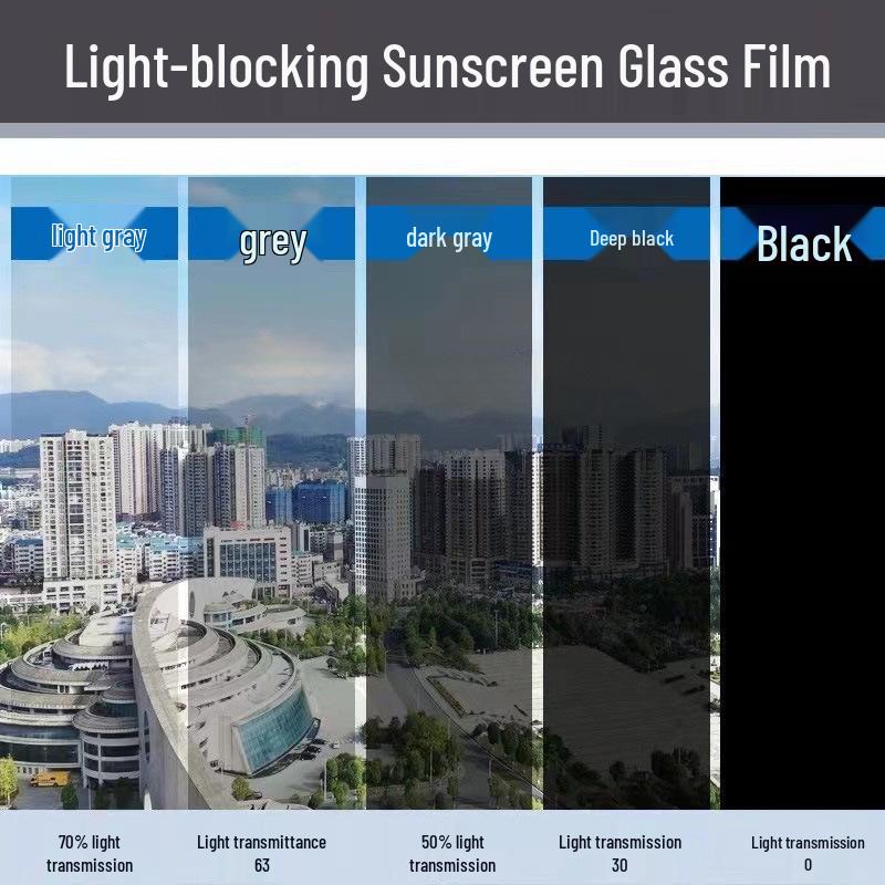 Blackout Privacy & Heat Insulation Window Film