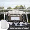 2pcs Easy Installation Scrim Sleeves 2M Decorative Truss Sock Truss Cover  For Concert Performance