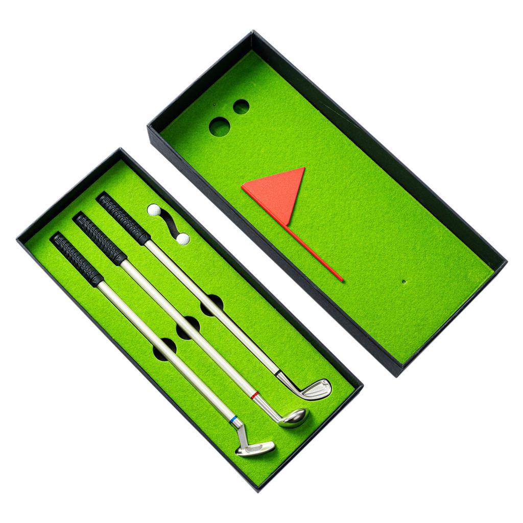 Quality Golf Ballpoint Pen Set for Office and Party Use Metal Ballpoint Pen