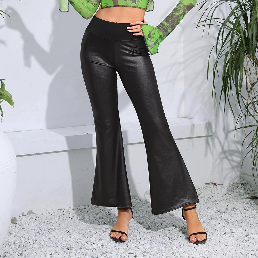 

2026 New Women s High Waist Flare Pants, Pure Style Stretch Denim Bootcut Trousers for Spring Casual Wear XL чорний