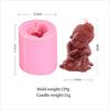 3D Little Buddha Candle Silicone Mold Handmade Buddha Aromatherapy Soap Resin Mold Church Candle Decoration Production Supplies