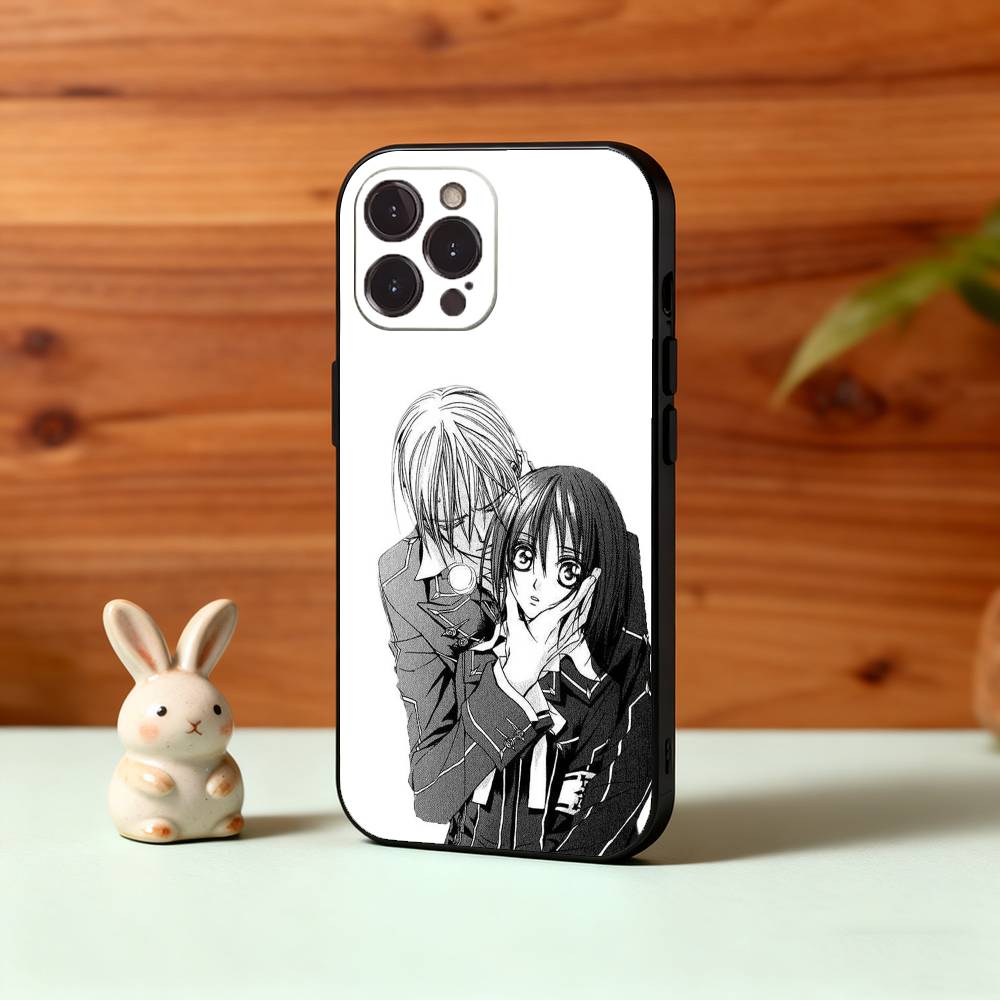 Anime M-Manga Vampire Knight Phone Case For iPhone17 16 15 14 13 12 11 Pro Max Plus,5G Soft Black Case