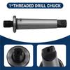 ABIY 2Mt Shank To 1/2 Inch -20 Threaded Drill Chuck Arbor Hardened Morse Taper Mt2 Adapter