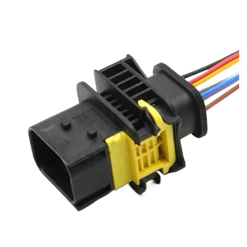 6 7 8 10Pin AMP TE Auto/Energy Sheath Electronic Connector Wiring Harness Plug 1-1418479-1 1564516 1-1703820-1(Yellow)