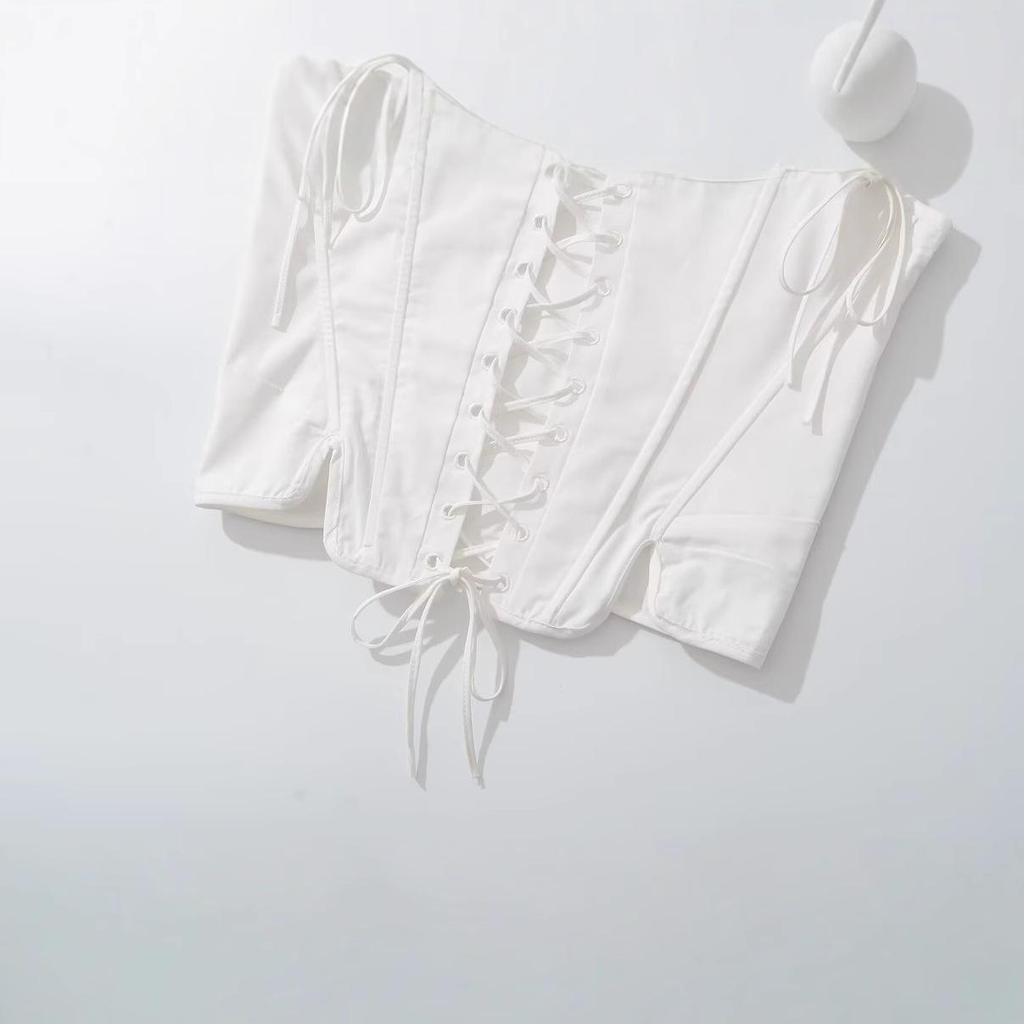 Spring 2025 Women's European & American Style Versatile Tie-Up Vest Top