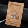 Party Nightclub Sisters Necklace Purple Diamonds White Diamonds Butterfly Necklace Set of 2 Gold Double Chain Deluxe Set Gift Accessories Girls