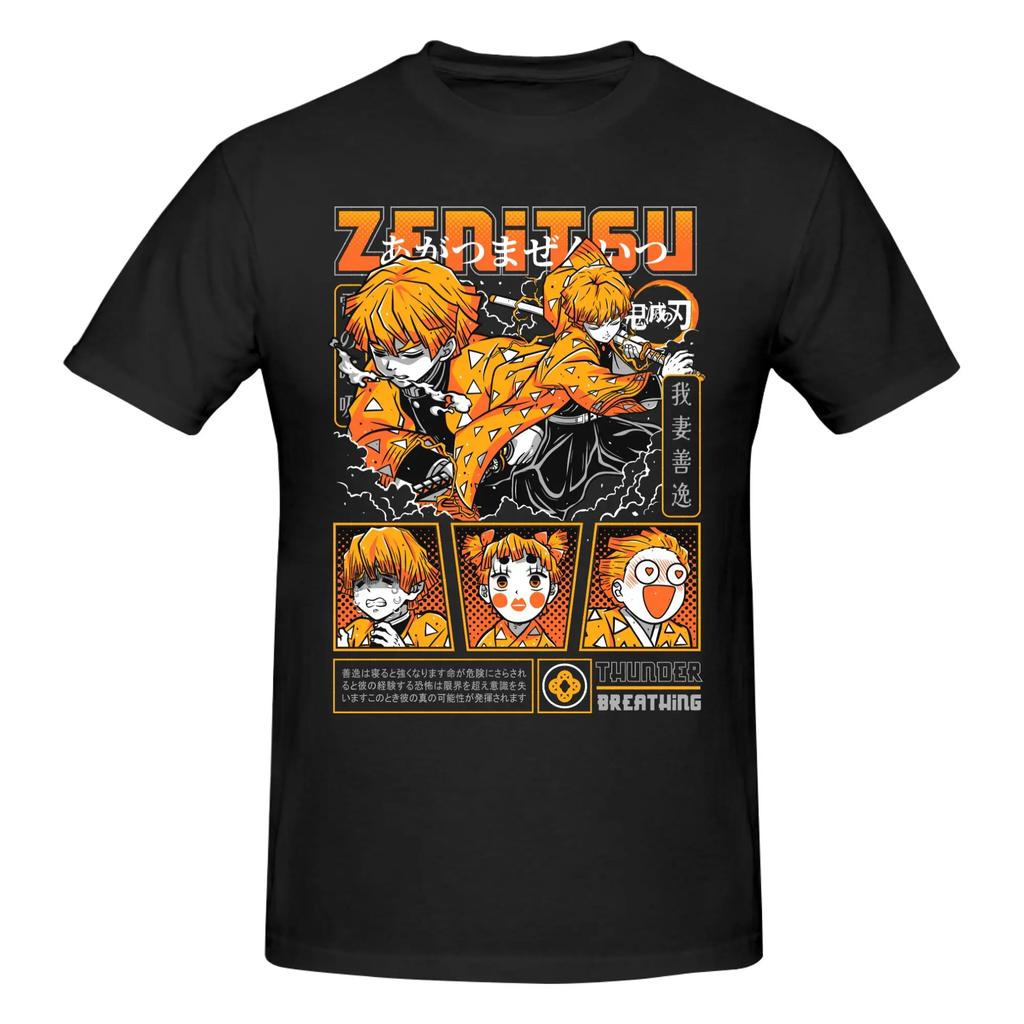 Hot Sale Demon Slayer T Shirts Cotton Tees Shirt Streetwear Round Neck Kokushibo Tokito Tshirt Casual Short Sleeve Clothing 2026 Summer