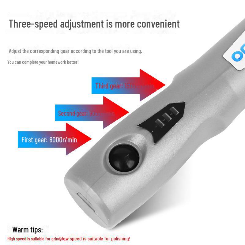 Electric Grinder ZD5000: Rechargeable, Speed Regulating, Mini, Polishing, Jade Engraving, Small Wood Engraving Machine