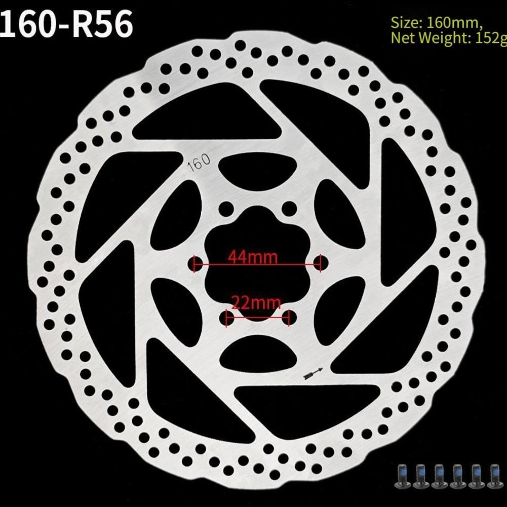 Six Bolt Bicycle Disc Brake For ROTOR 160 180mm High Strength Steel Disc Brake 160-R56