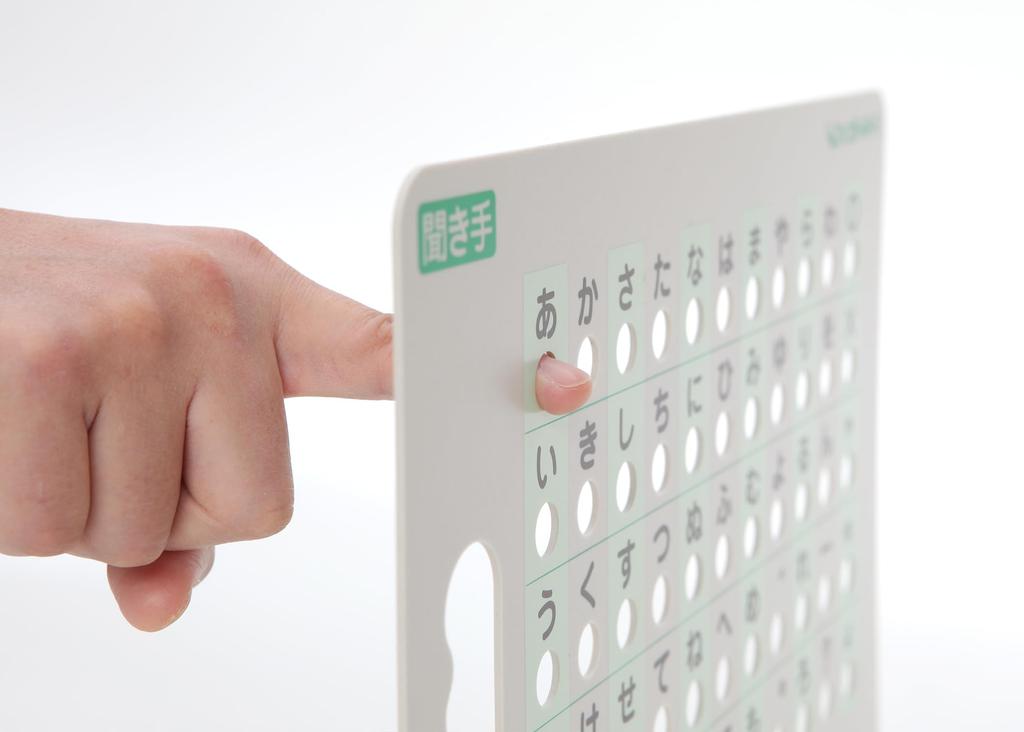 Speech Disorders | Face-to-face Conversation Aid "Fingerboard" Set, Fast Communication with Fingertips, Medical Use