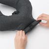 MUJI Fluffy Neck Dark 34 x 33 84475498 Cushion, Gray, Approx. cm,