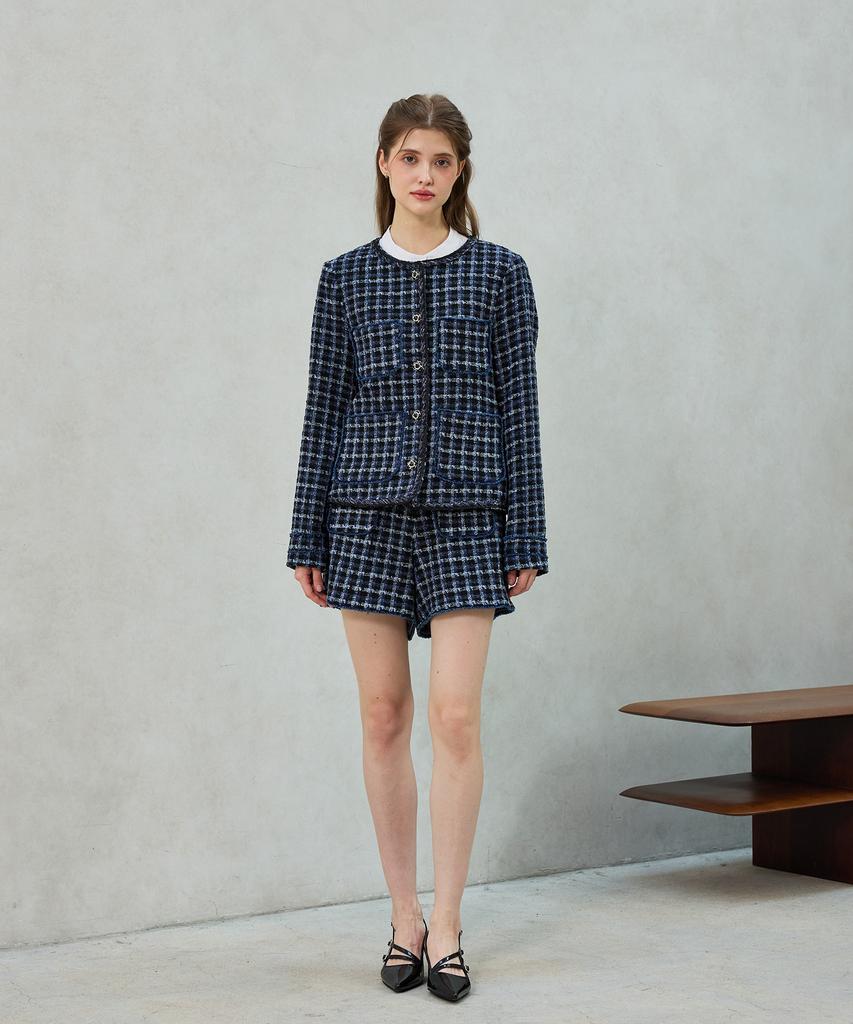 Arikim Comely Tweed Jacket / Black