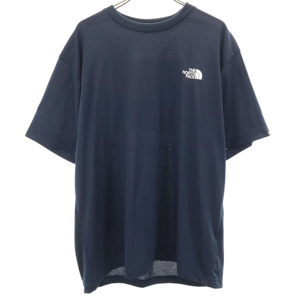 THE NORTH FACE Back logo Short sleeve T-shirt L Navy Men's Used