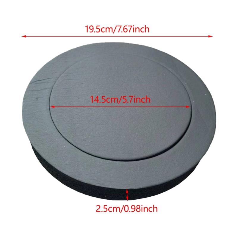 Soundproof Speaker Baffle Door Speaker Fast Rings Bass Blocker Door Trim Sound Insulation Rings 6.5" Speaker Enhancer