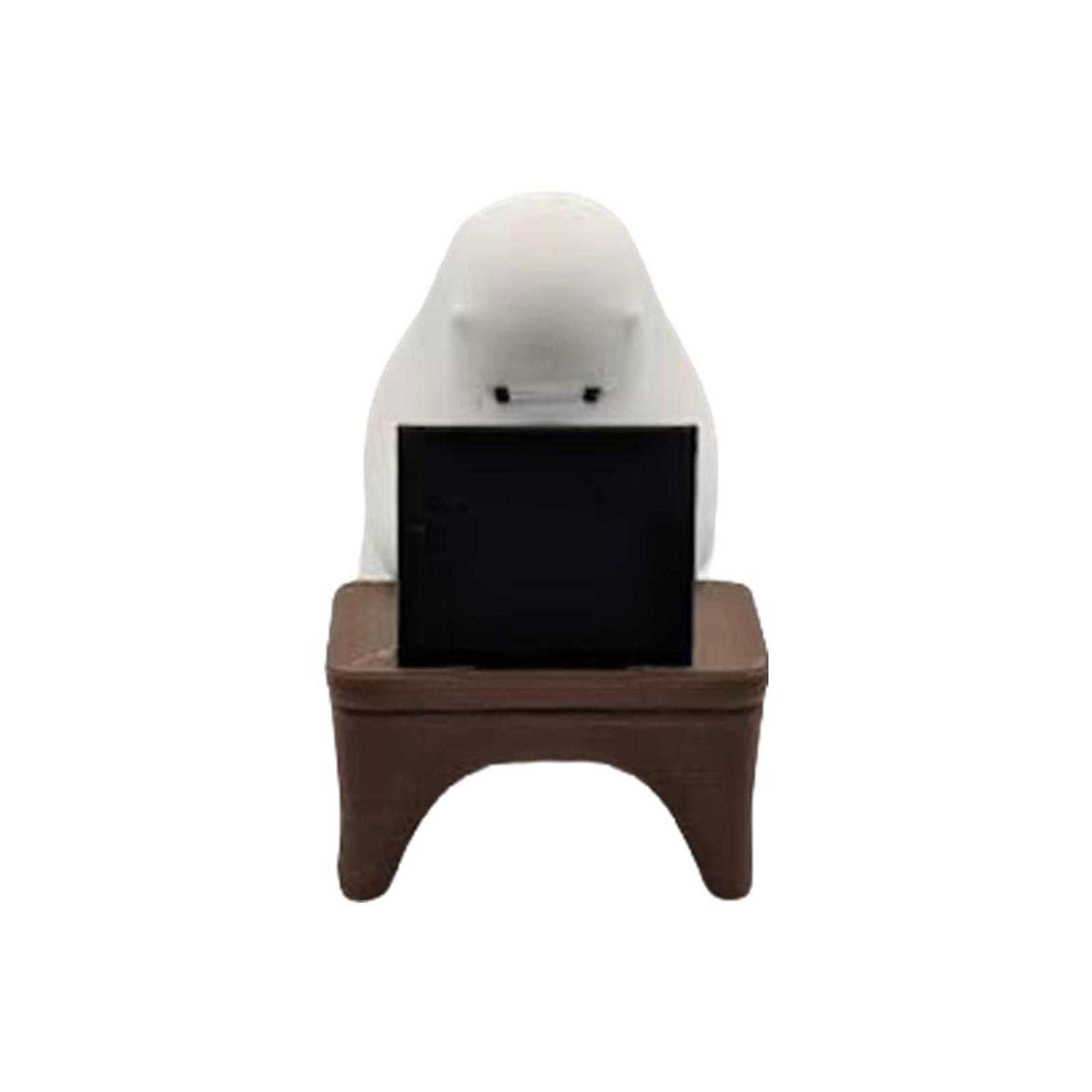 

Миниатюрная статуэтка медведя-кодера с изображением ноутбука, украшение для книжной полки, стола и офиса