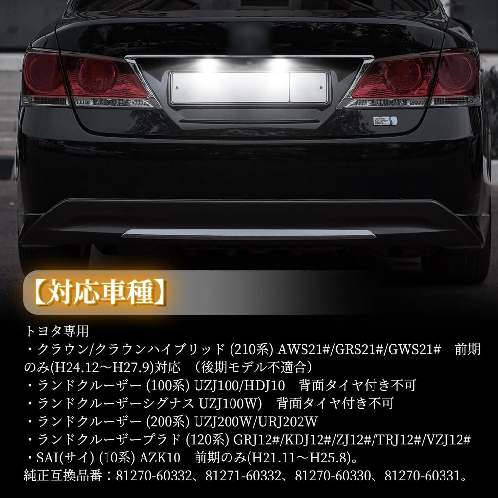 POPMOTORZ LED License Lamp, SAI 10 Series, Previous Period, License Plate Light, 210 Series,