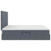 Storage Bed with Mattress Dark Gray 160 x 200 cm Velvet