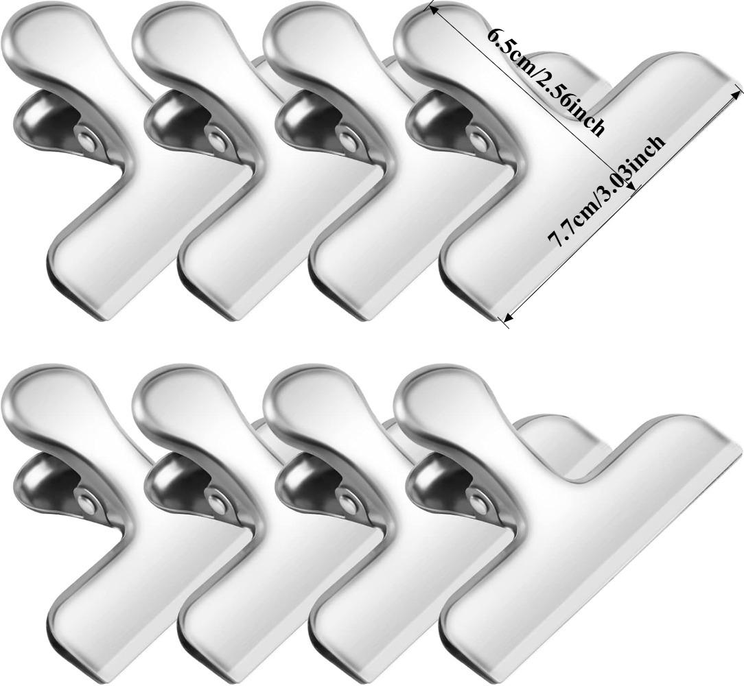 Stainless Steel Sealing Clip Food Snack Sealing Pocket Clip Vacuum Fresh-keeping Clip Kitchen Storage Gadgets Tools 15080₽