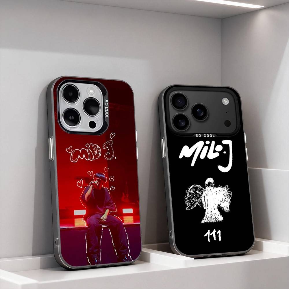 Singer M-Milo J 111 Cool For iPhone 11,12,13,14,15,16,17,Pro,Max,Plus,E,Air,Mini Phone Case IMD Matte Black