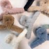 Oversized Winter Fur Twisted Mink Hair Clip