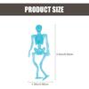 PRETYZOOM 15Pcs Halloween Stretchy Skeleton Toys Skull Sticky Toys Squeeze Toys Bendable Man for Party Favors Goody Bag Fillers Classroom Prizes