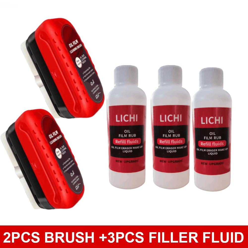 Auto Glass Sponge Cleaning Brush Car Window Glass Cleaner Removes Dirt Windshield Oil Film Stain Removal Car Glass Oil Film Wipe