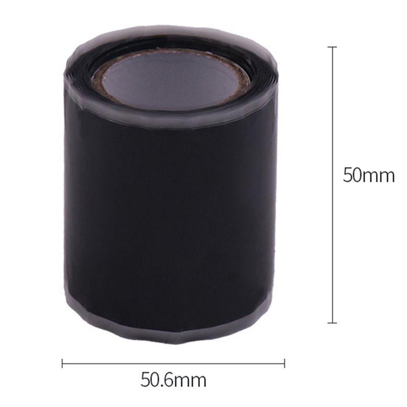 Selbstschweißendes Silikonband 5cm*3m Wasserdichtes Rohrleck Reparaturband Notfall Gummi Schlauch Verbindungs Dichtungsband