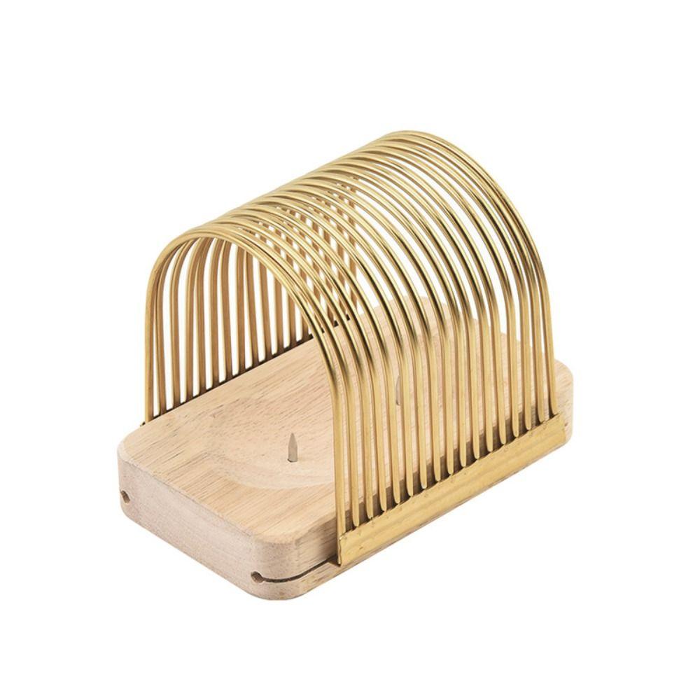 Stainless Steel Bread Slicer with Fixing Nails Tomato Slicer Toast Cutter Mold  Restaurant