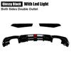 Kit Difuzor Lip Bumper Spate Calitate Înaltă Negru Dublu / Singur Ieșire Accesorii Auto Potrivit Pentru BMW F30 MT MP 325i 330i 2013-2019