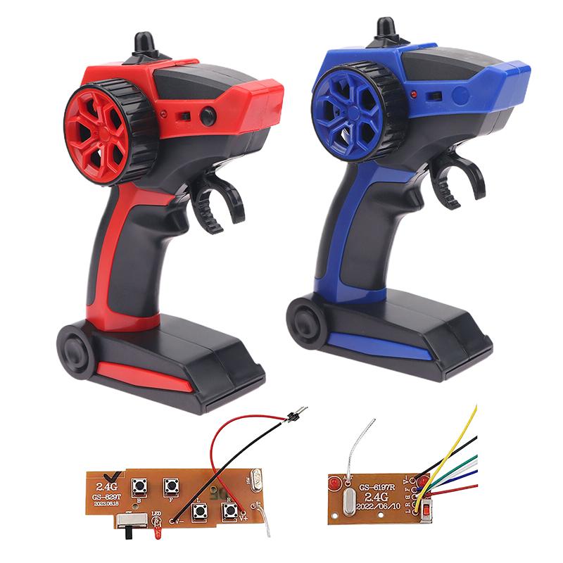 1 Set Diy Remote Control Boat Car Tank Remote Control Transmitter And Receiver Board 2.4G 4Ch For Ship Rc Car Vehicles
