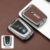 Zinc Alloy Leather Car Smart Renmote Key Case Cover Protection Holder Shell For BMW I3 I8 Series Keyless Keychain Accessories mkcr49
