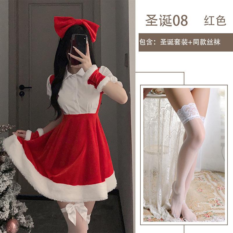 Sexy Underwear Uniform Plush Christmas Day Clothing Sexy Clothes Pure Desire New Date Robe