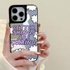 Good Things Happen, the Mirror Surface Is Suitable for Apple 17ProMax Black Frame Mobile Phone Case 15 All-inclusive 13/14 Niche 16 Anti-drop.