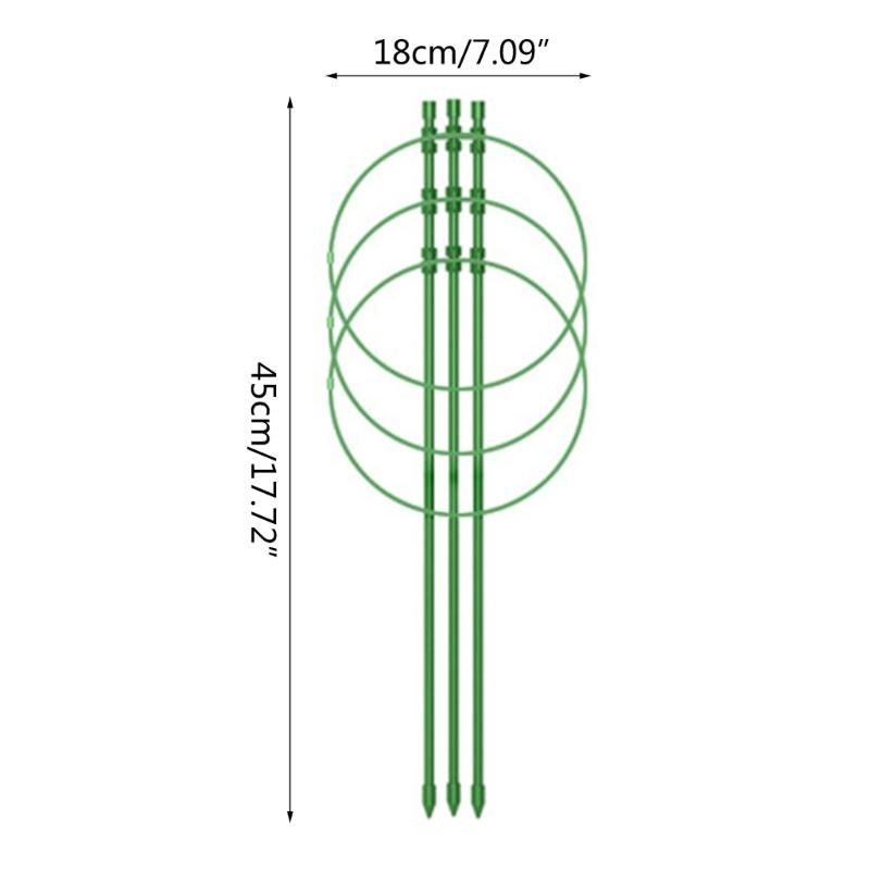 4pcs/set Plant Trellis Decorative Climbing Bracket Gardening Accessory for Garden Yard Flower Plant Gardening Supplies