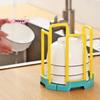 M-Tragbarer Einziehbarer Schüsselhalter mit Abtropffunktion Abnehmbar Schrank Geschirr Aufbewahrungsregal Wasserbecher Küchenorganisator