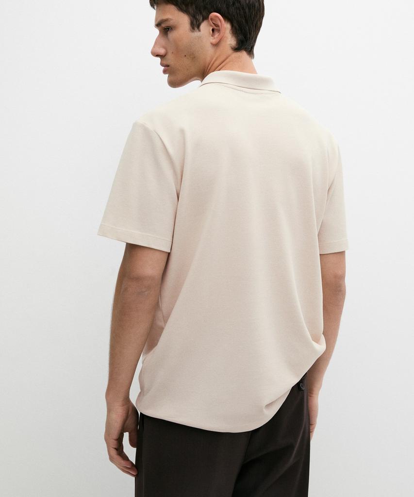 Masimodutti 100% Cotton Pique Polo Shirt