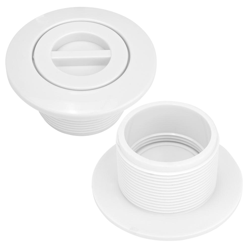 White Plastic Swimming Pool Main Drain Floor Drain Water Inlet Draining Accessory