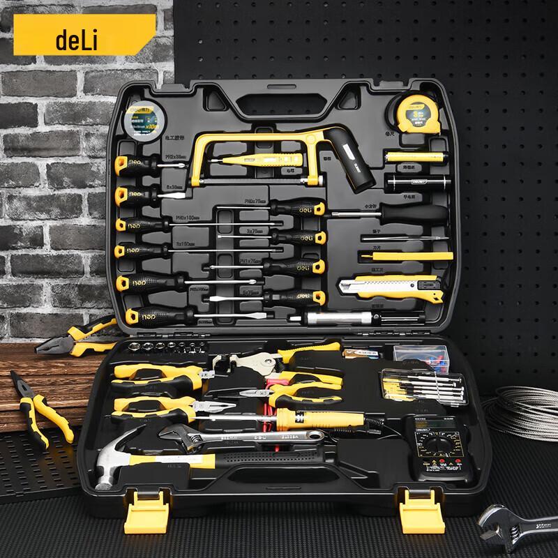 Deli 43-Piece Multi-function Home & Outdoor Emergency Tool Kit