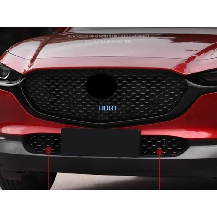 Car Styling Front Bumper Racing Grille ect Anti Bug Net Cover Protector Decoration Accessories For Mazda CX-30 CX30 +