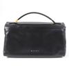 MARNI Shoulder Bag PRISMA puffer 2WAY hand black leather Women BMMP0130U1 Used
