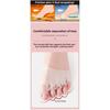 1Pairs Toe Separator Made of Silica Gel with Bunion Brace-Comfortable Foot Alignment Tool To Enhance Fitness Training Effect