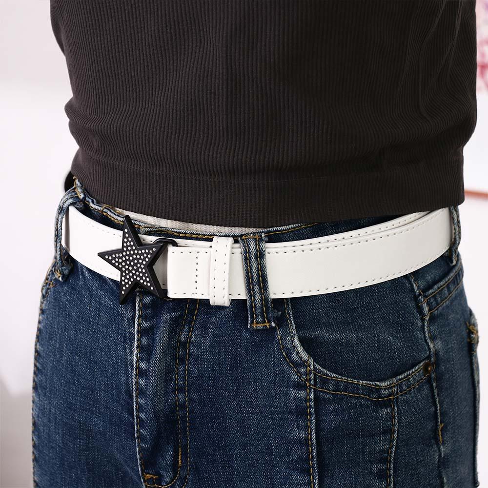 Waist Belt Rhinestone Jeans Dress Decorative Accessories Adjustable Waistband Women Waist Belt Corset Belt Star Buckle Belt