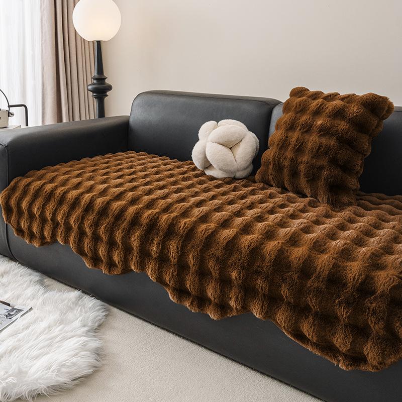 Fransk Spesialformet Fortykket Plysj Sofaputetrekk Ny Høst Og Vinter Avansert Fiksert Sklisikker Sittepute