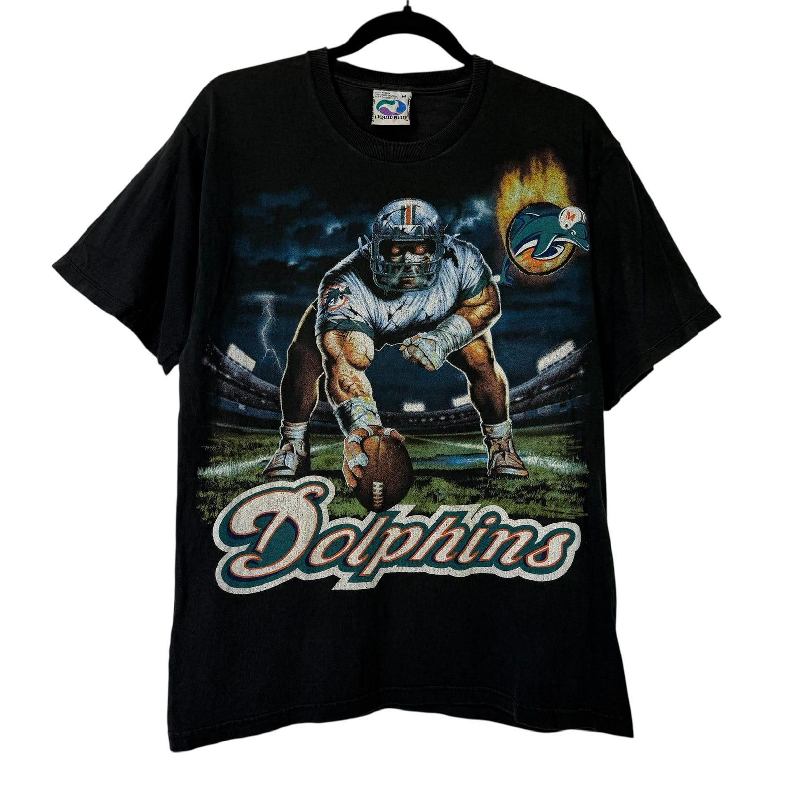 90 s Miami Dolphins NFL T shirt Sz M (B671) L