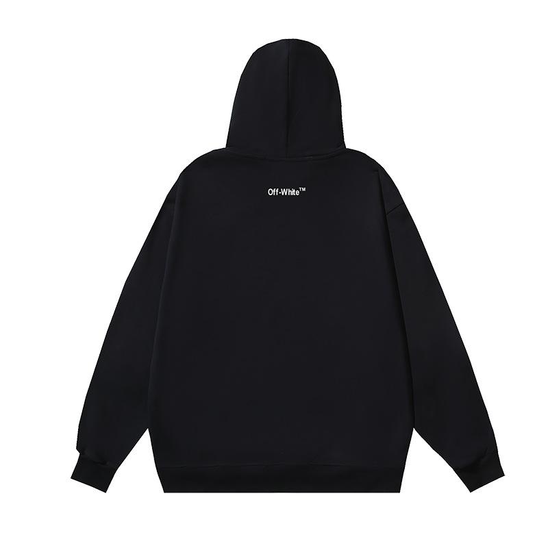 1217 Off-White 2026 Herbst und Winter Neu OW Baby Engel Muster Pullover Druck Herren und Damen Kapuzenpullover